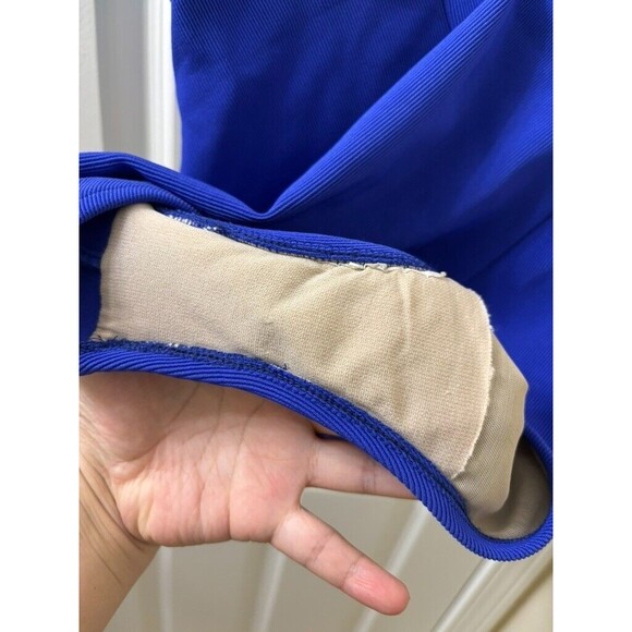 Garbar Women's light blue and royal blue  Swimsuit Size 12L - Picture 9 of 10